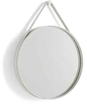 HAY Strap No 2 Spiegel Ø50 Hellgrau