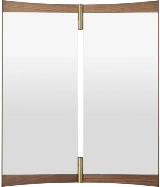 Gubi Vanity 2 Spiegel Amerikanischer Nussbaum