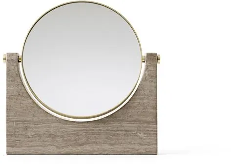 Audo Pepe Marmor Spiegel Messing/ Wood Grain Marmor