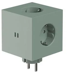 Avolt Square 2 Steckdosenleiste Oak Green